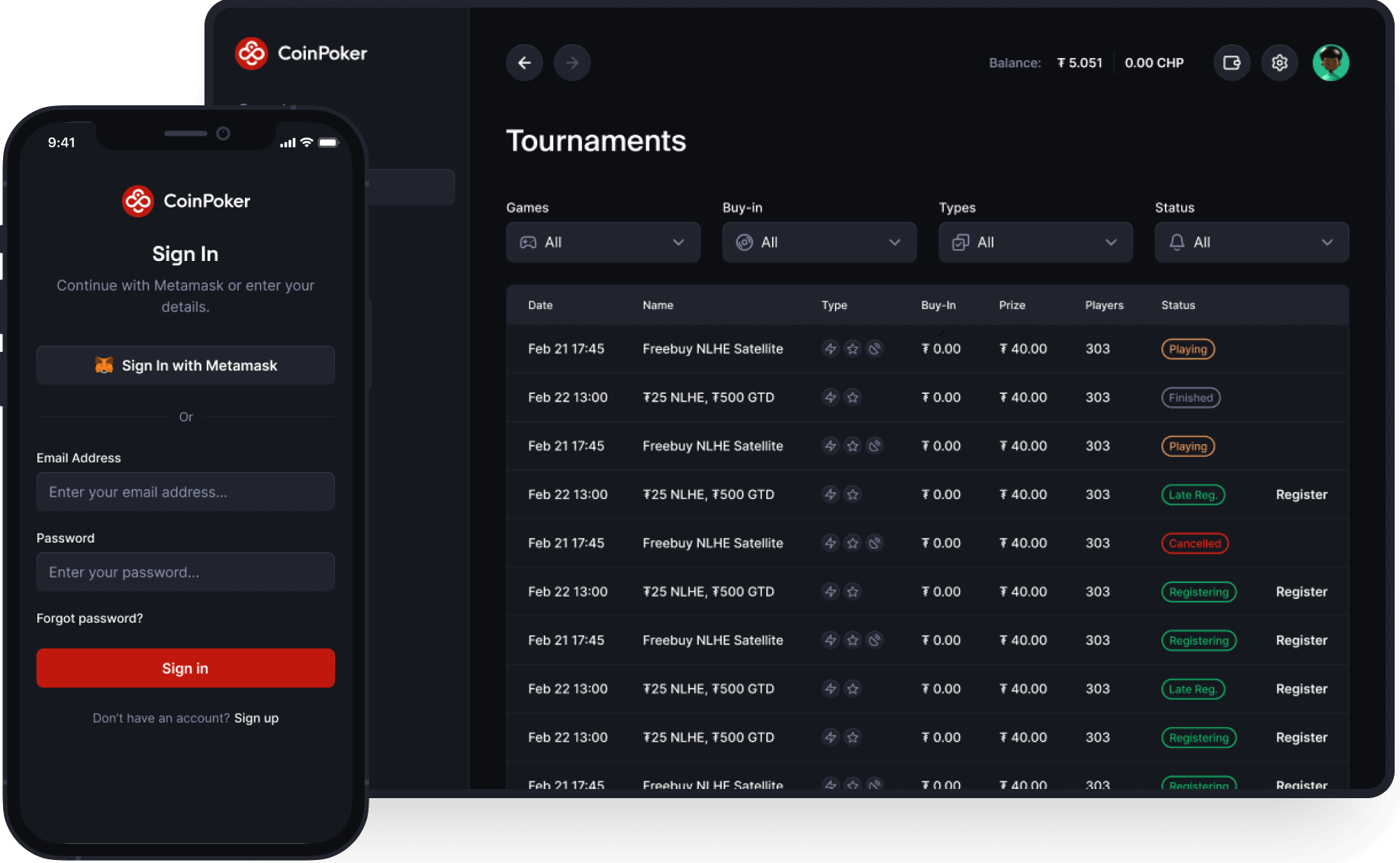 Descargar the CoinPoker App